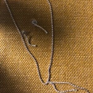 Diamond-like necklace and matching earrings